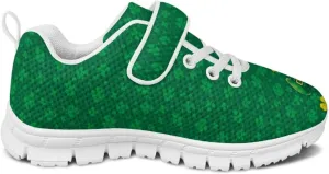 St. Patrick's Day Slip On Shoes for Girls Leaves Sneakers Size 11-2.5
