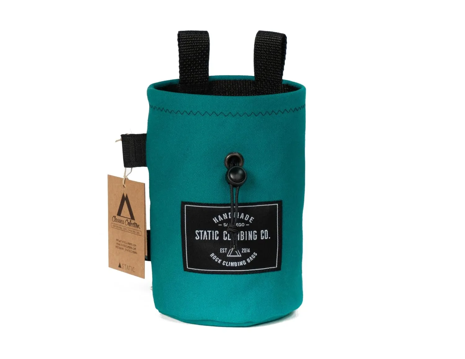 STATIC Canvas Chalk Bag | TEAL