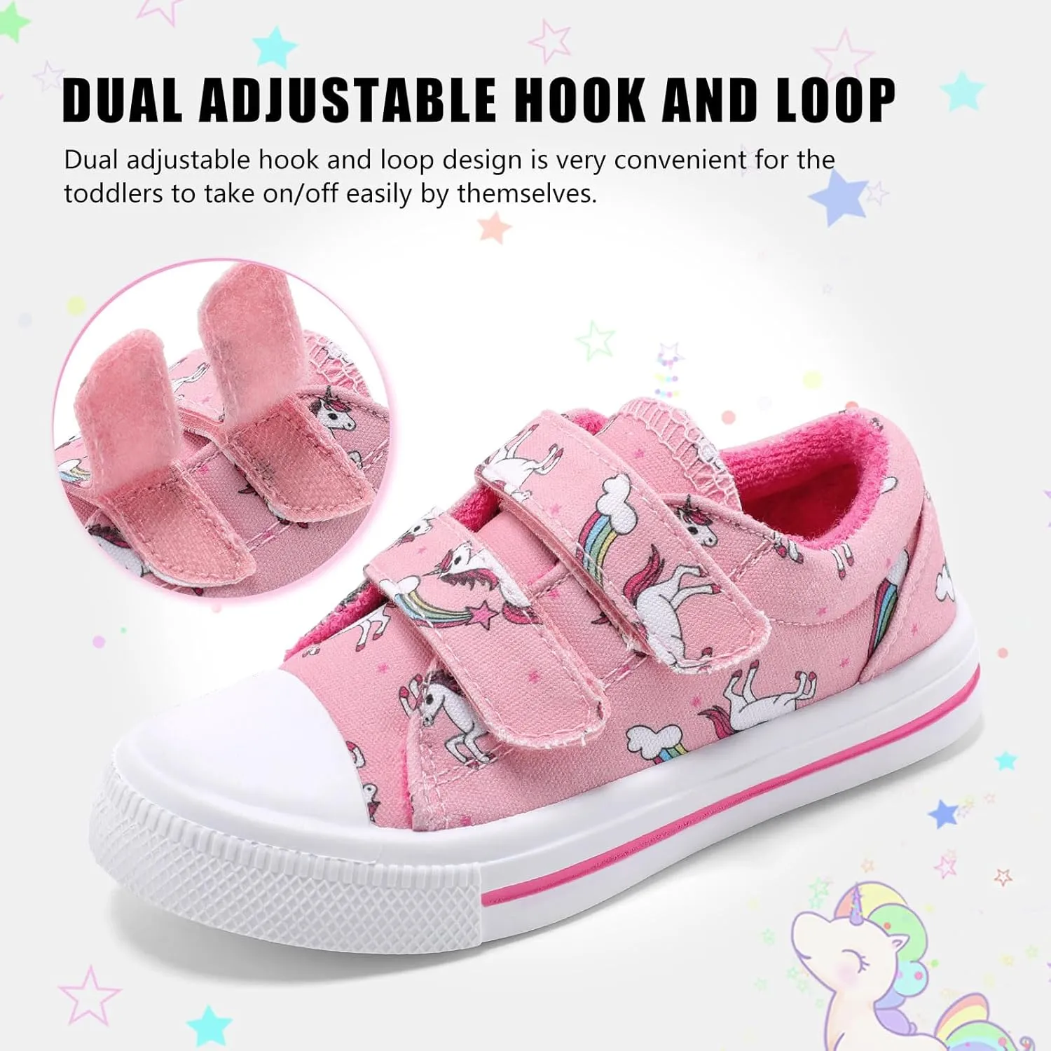 STQ Toddler Shoes Boys & Girls Canvas Kids Slip On Shoes