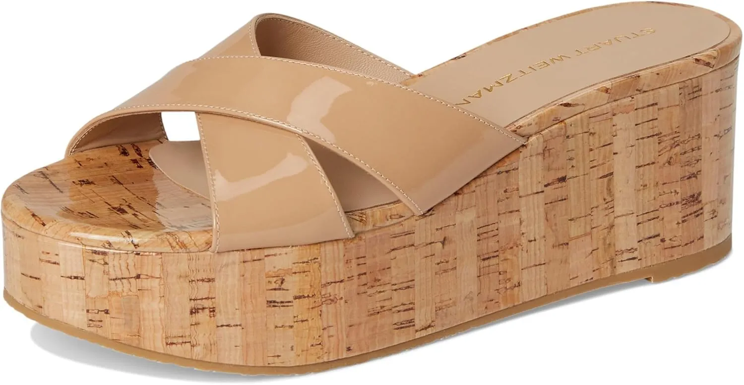 Stuart Weitzman Women's Dayna Wedge Slide Platform