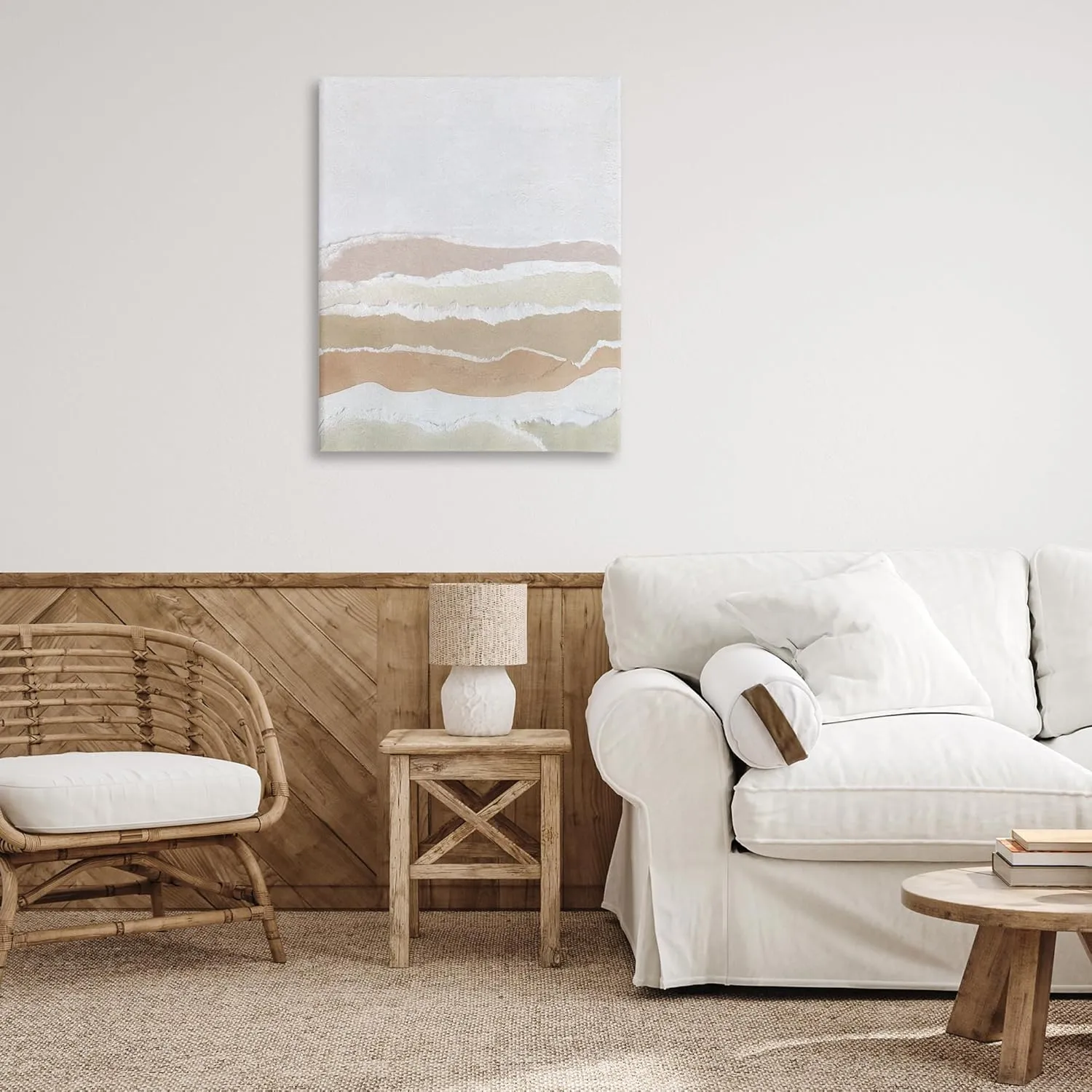 Stupell Industries Desert Dunes Abstraction Canvas Wall Art Design by Carol Robinson