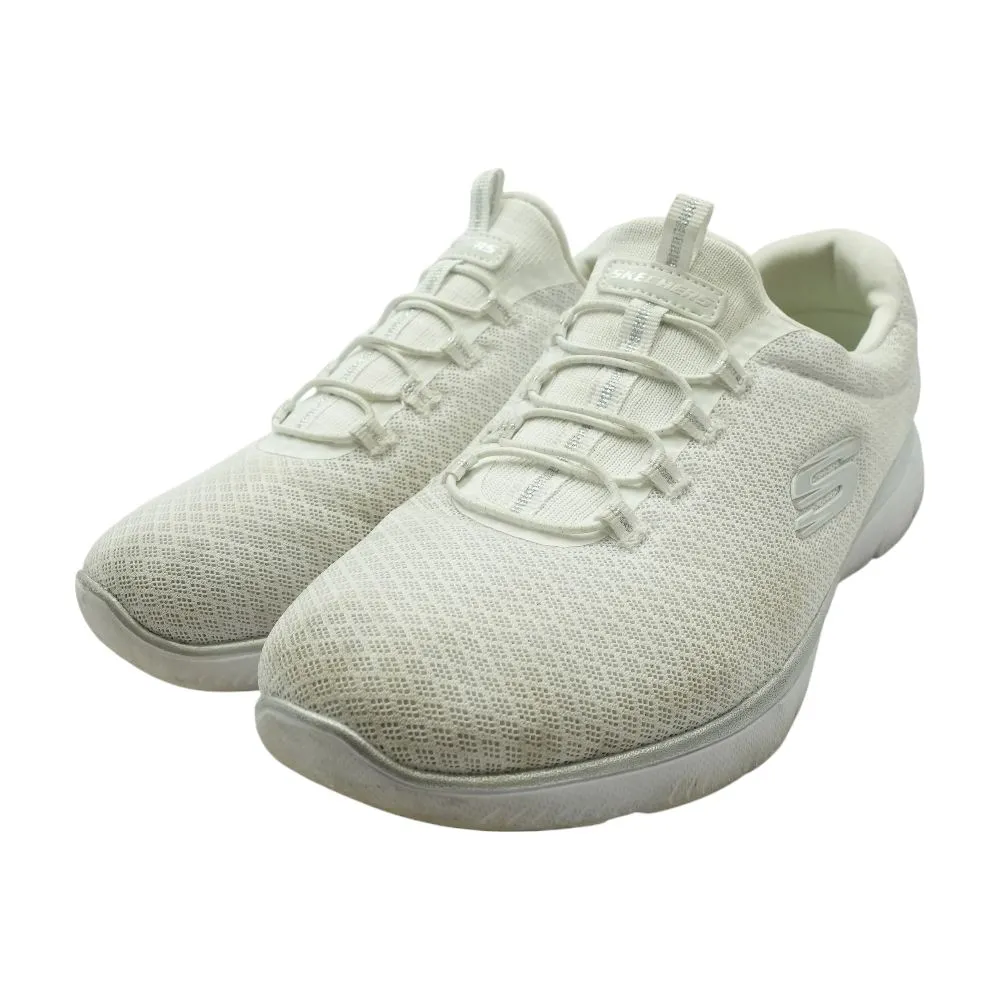 Summits White Slip On Athletic Shoes