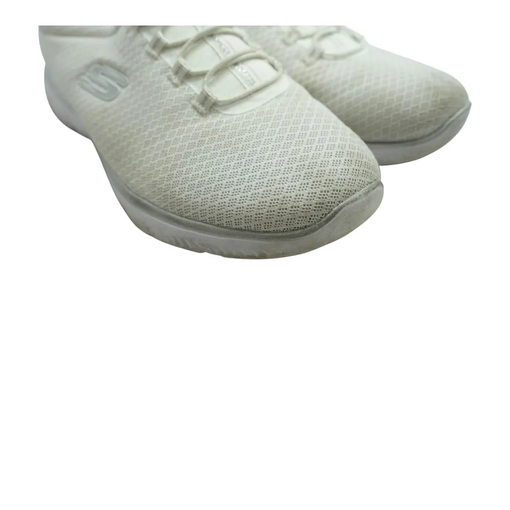 Summits White Slip On Athletic Shoes