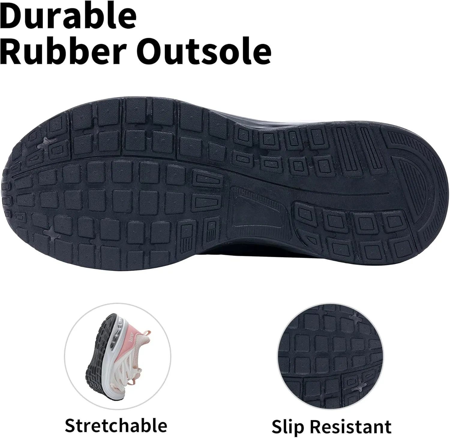 SURRAY Womens Tennis Shoes Slip on Walking Running Sneakers Comfortable Lightweight Gym Sports Workout Footwear US 5.5-11