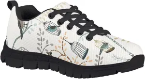 SYtrade Girls' Athletic Shoes Slip-On Tennis Sneakers Breathable Black Sole Walking Shoes