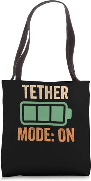 Tether Mode On, Crypto Tote Bag