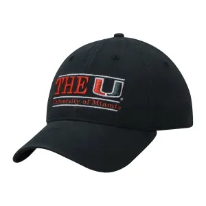The Game-University of Miami 'The U' Bar Design Adjustable Green Twill Cap
