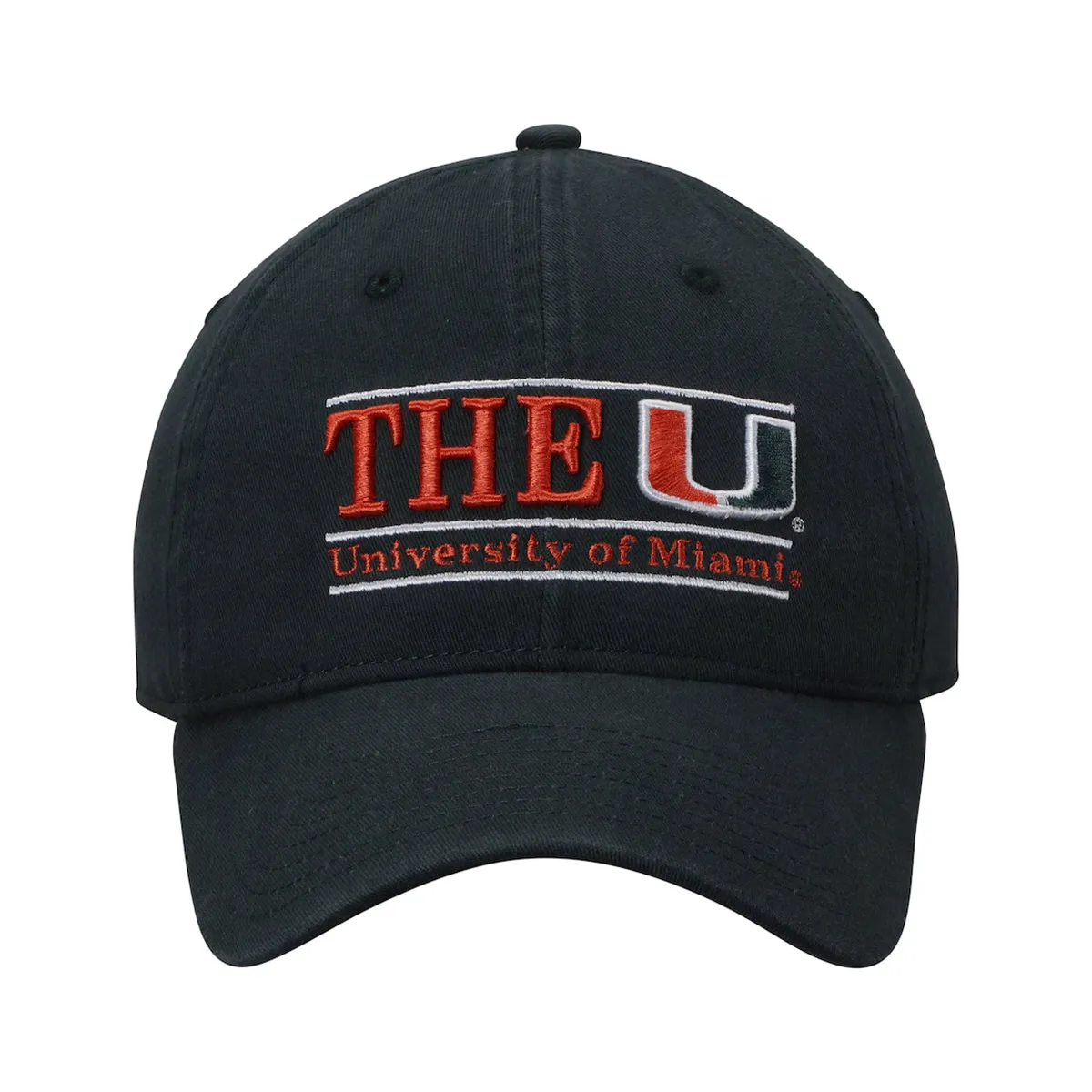 The Game-University of Miami 'The U' Bar Design Adjustable Green Twill Cap