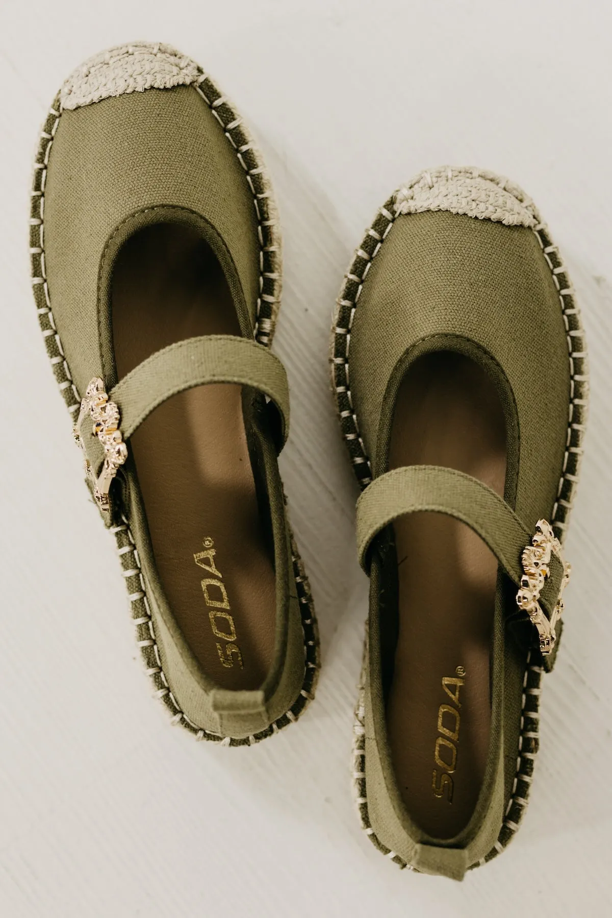 The Wynna Espadrille Mary Jane Flats