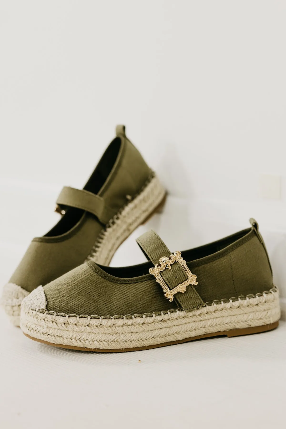 The Wynna Espadrille Mary Jane Flats