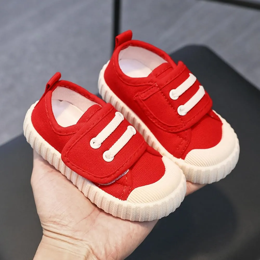 Toddler Boys Girls Slip On Canvas Sneakers Cartoon Dinasour Printed Little Kid Unisex Adjustable Strap Walking Shoes Lazy Shoes with Hook and Loops