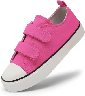 Toddler Canvas Shoes Girls High Top Sneakers Little Big Kids Boys Walking Cushioned Shoes Toddler 8-Big Kid 3
