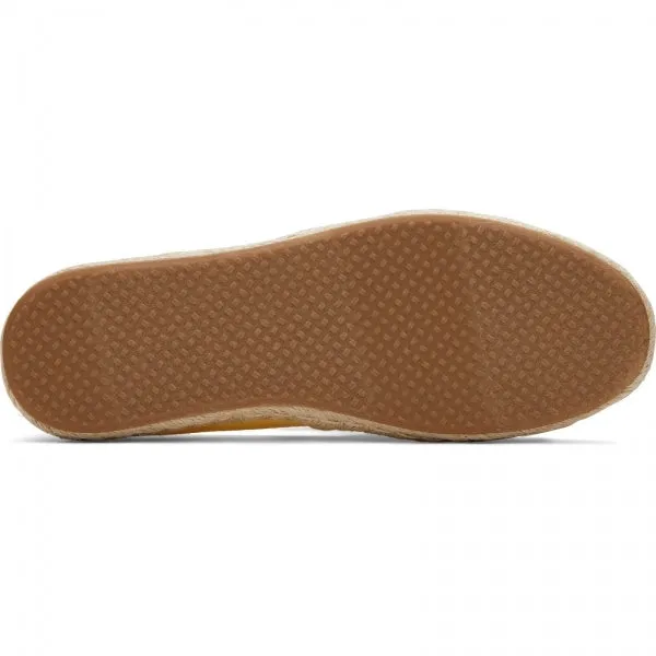 TOMS ALPARGATA ROPE Womens Slip-On Canvas Espadrilles Yellow