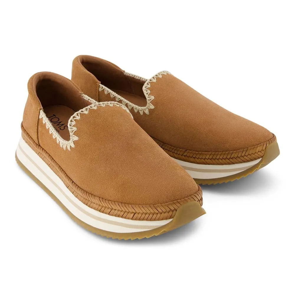 TOMS Women Jocelyn Stitch Espadrille Sneaker - Deco Brown