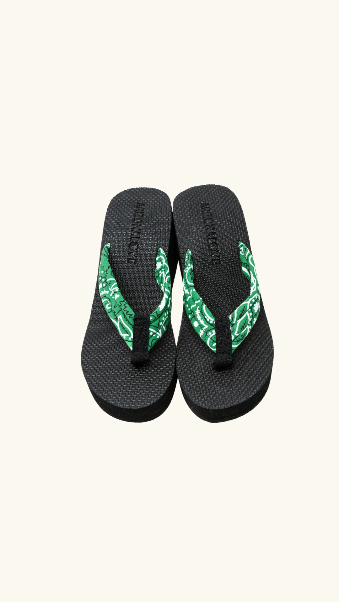 Tong Platform Green Bandana
