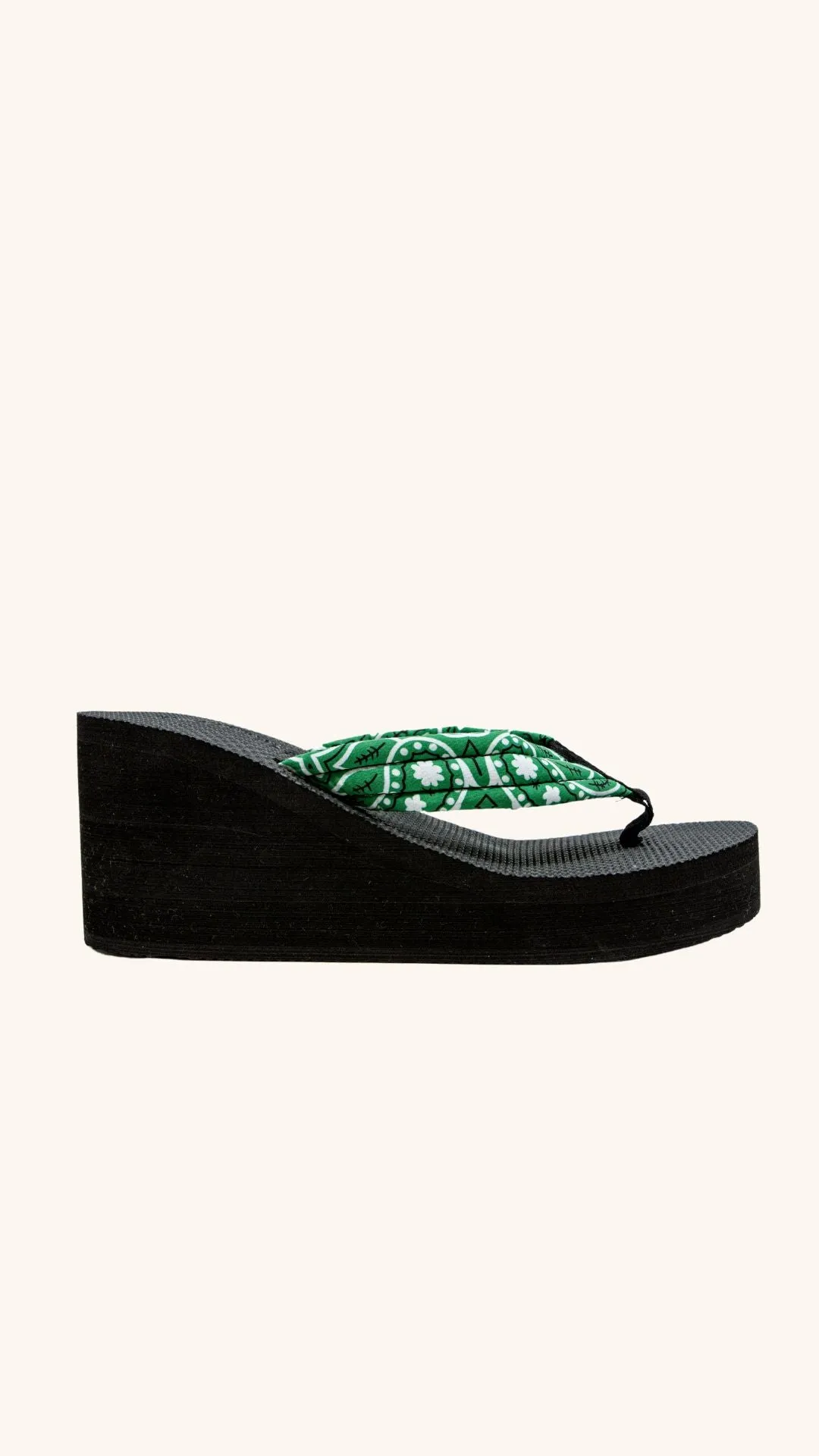 Tong Platform Green Bandana