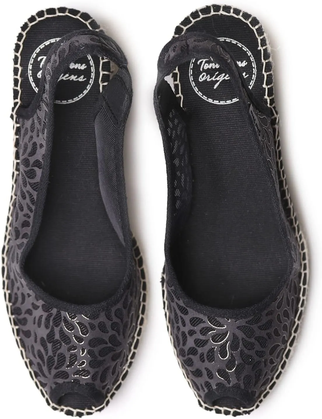 TONI PONS BEA-IK – Vegan Style Peep Toe Espadrille for Women Made of Synthetic Material.