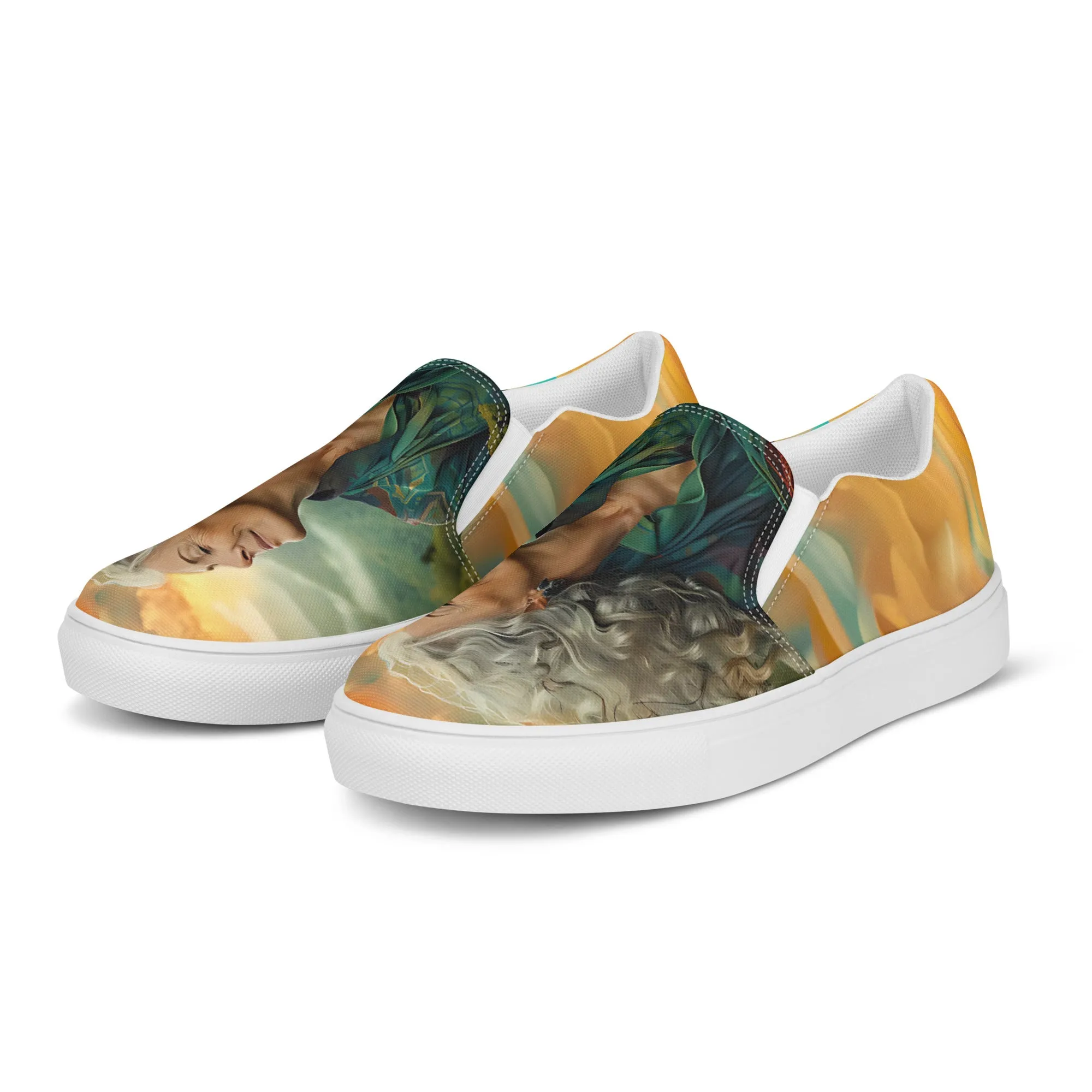 Tranquil Essence Women’s slip-on canvas shoes