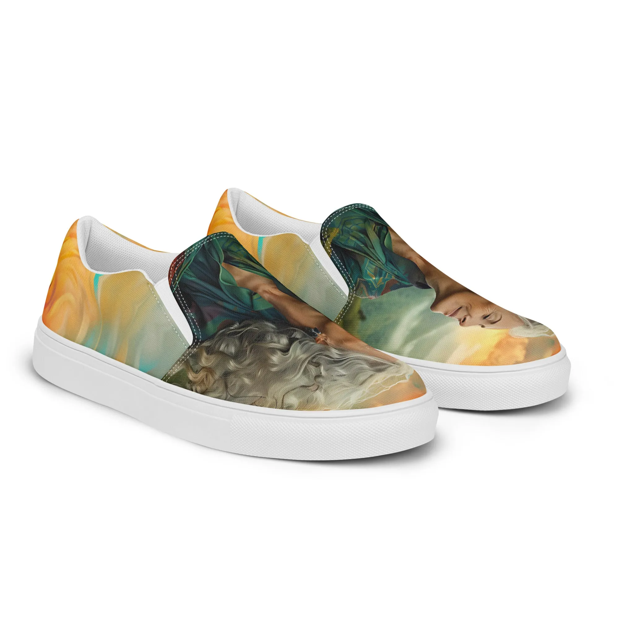Tranquil Essence Women’s slip-on canvas shoes