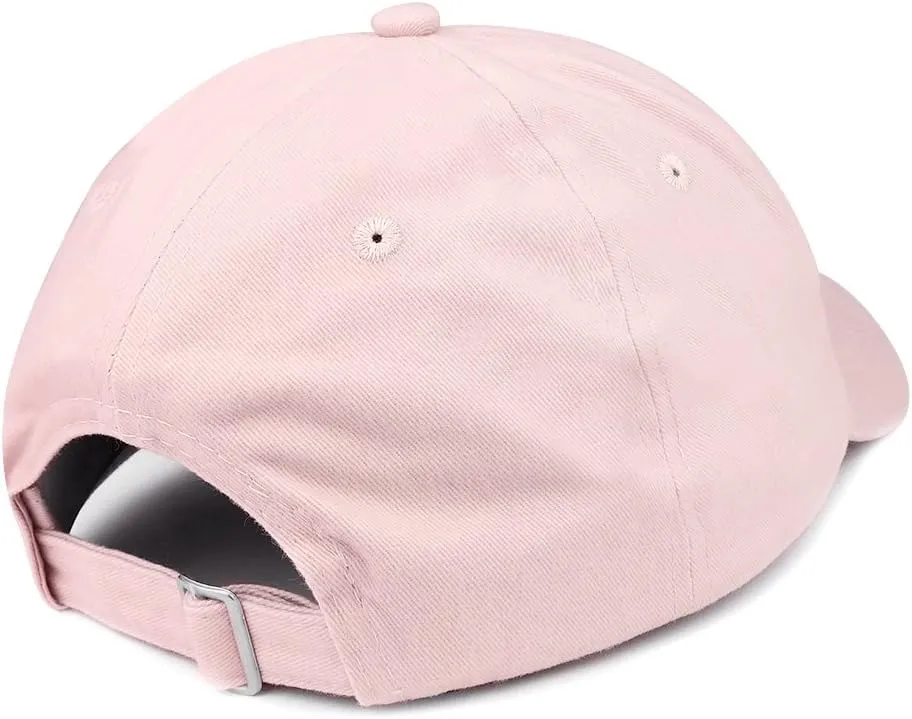 Trendy Apparel Shop World's Best Poppop Embroidered Low Profile Soft Cotton Baseball Cap