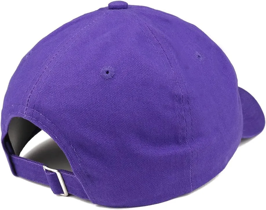 Trendy Apparel Shop World's Best Poppop Embroidered Low Profile Soft Cotton Baseball Cap