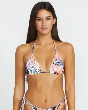 Tropicabana Triangle Bikini Top - Multi