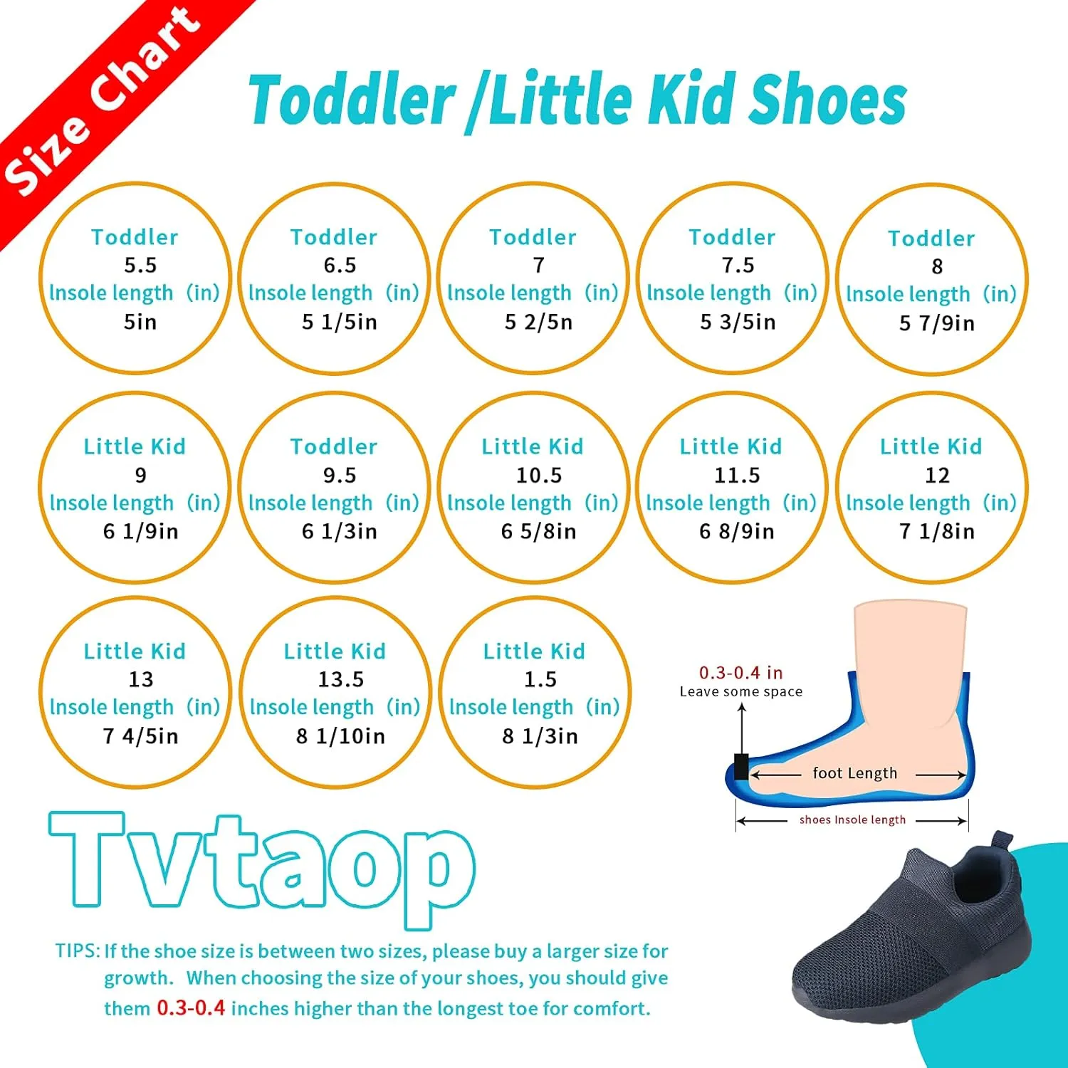Tvtaop Toddler Shoes Boys Girls Athletic Running Shoes Slip on Sneakers Tennis Shoes(Kids/Toddler/Little Kid)