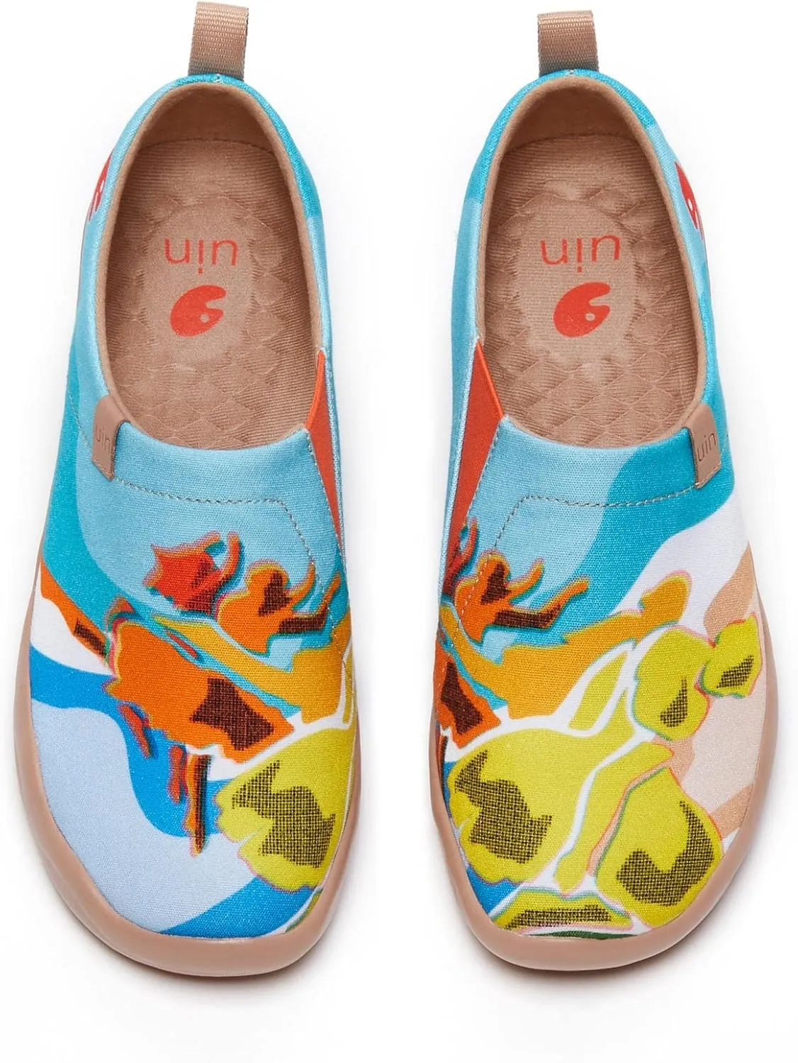 UIN x National Gallery Collaboration Slip On Art Travel Shoes