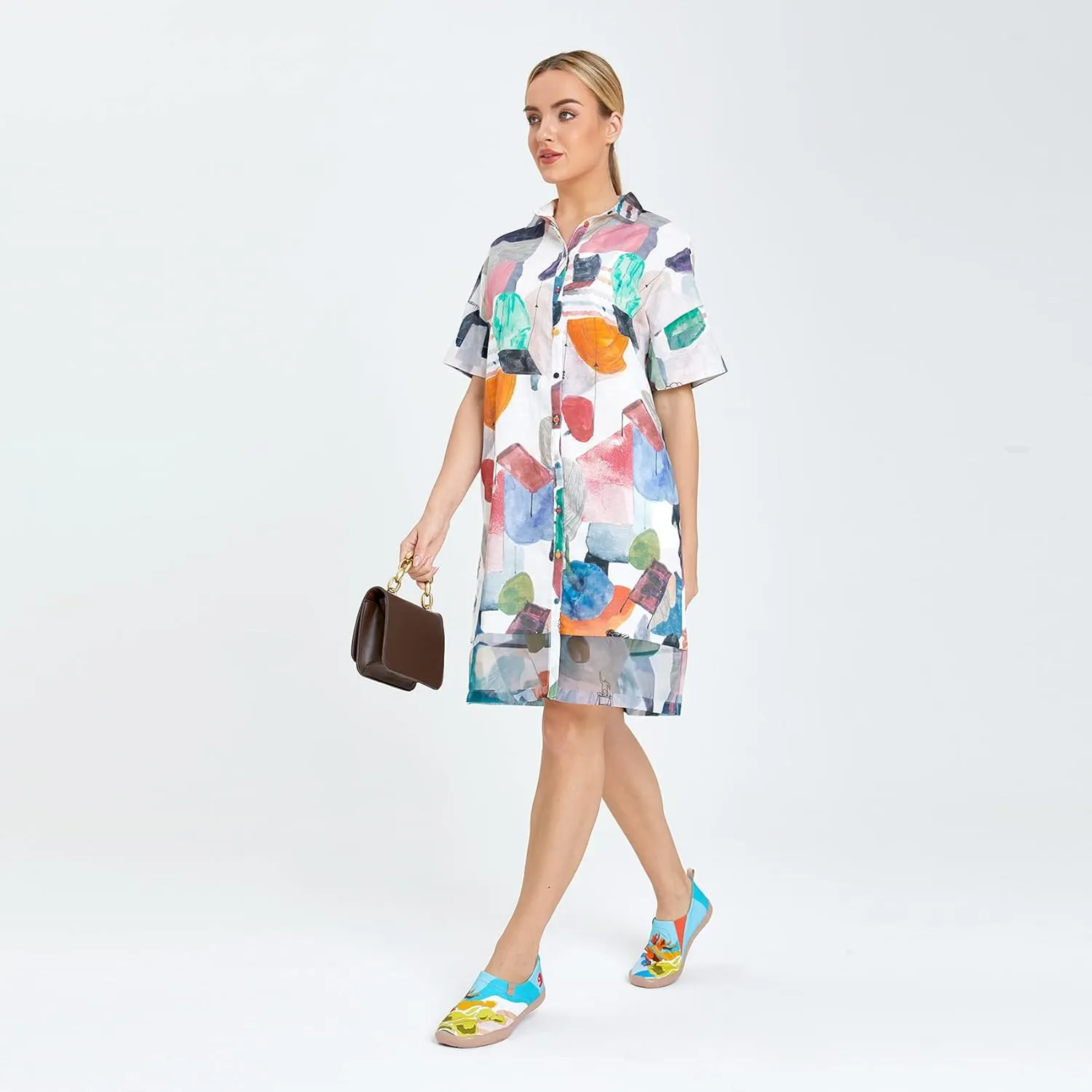 UIN x National Gallery Collaboration Slip On Art Travel Shoes