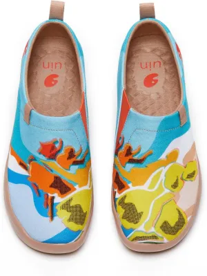 UIN x National Gallery Collaboration Slip On Art Travel Shoes