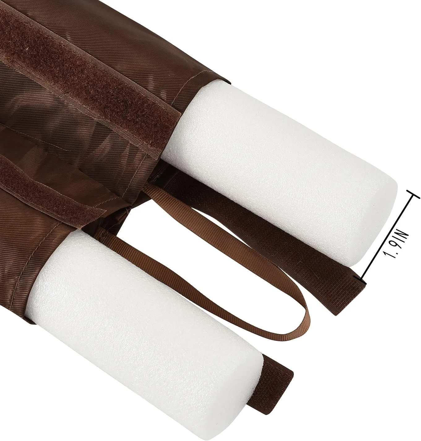 Under Door Draft Stopper Brown 29"-35" Noise Window Breeze Dust Air Blocker Adjustable Door Sweeps
