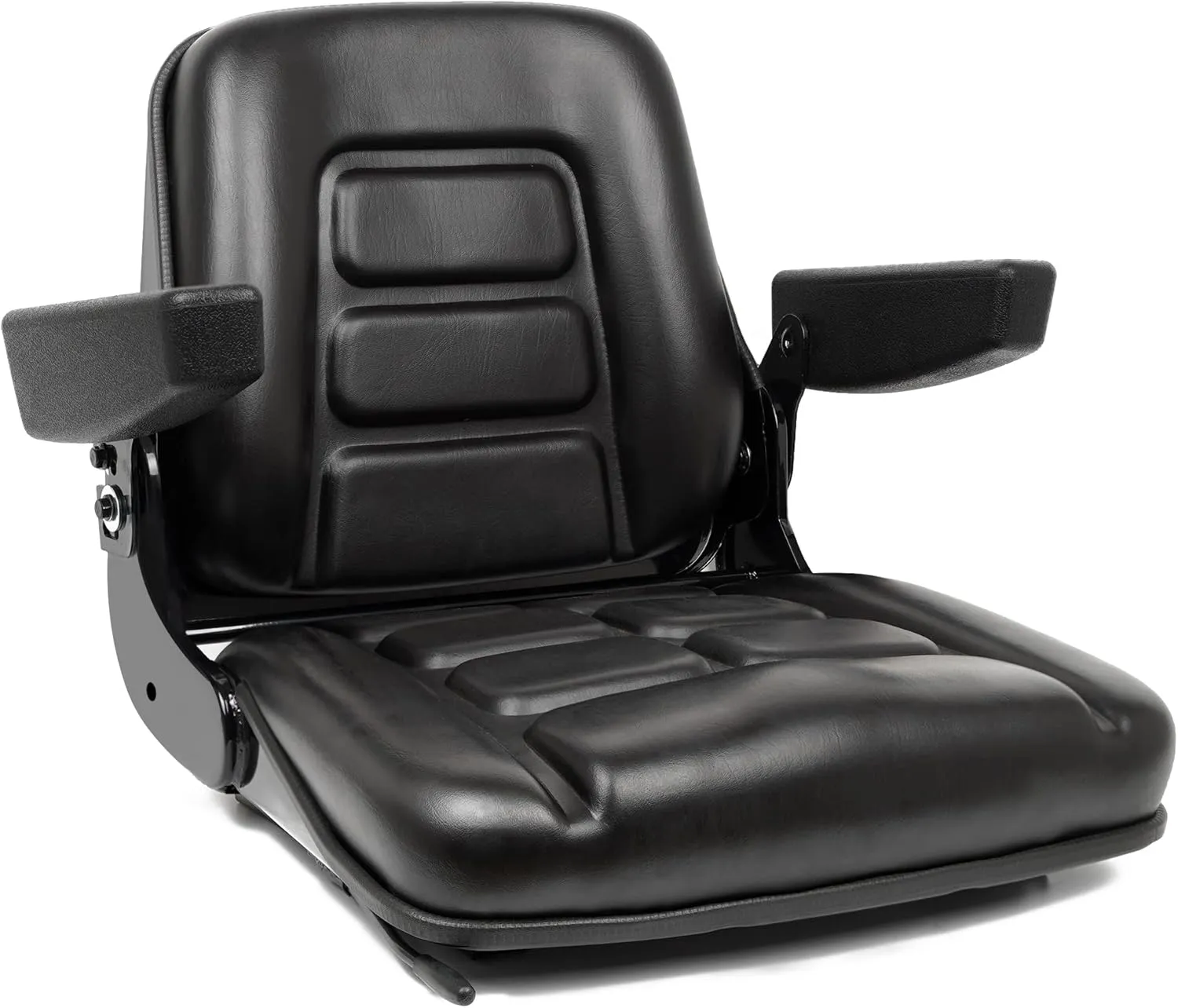 Universal Forklift Seat, Tractor Seat with Micro Switch,Armrest for Tractor,Excavator Skid Loader Backhoe Dozer Telehandler ZTR's
