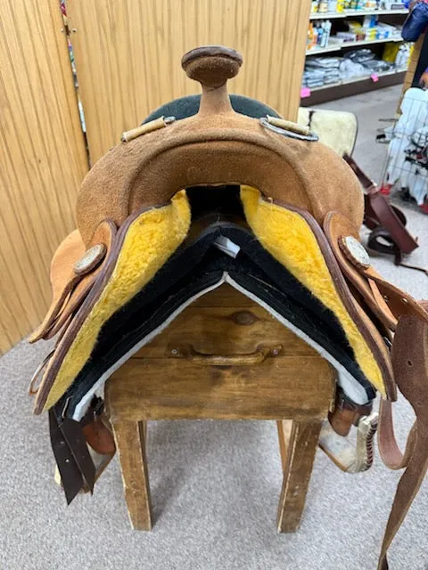 Used 17" CC Roughout Trainer Saddle