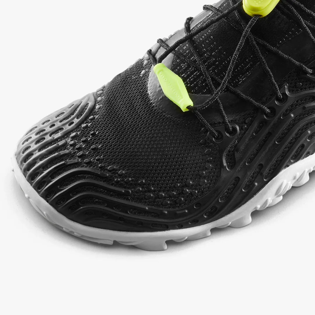 Vivobarefoot Hydra Esc Mens Obsidian/Lemon Zest