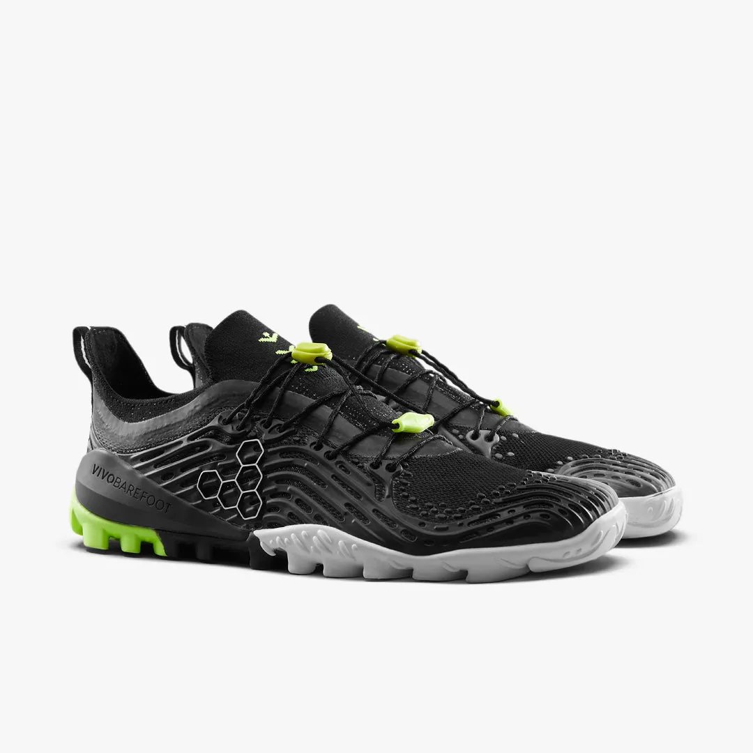 Vivobarefoot Hydra Esc Mens Obsidian/Lemon Zest
