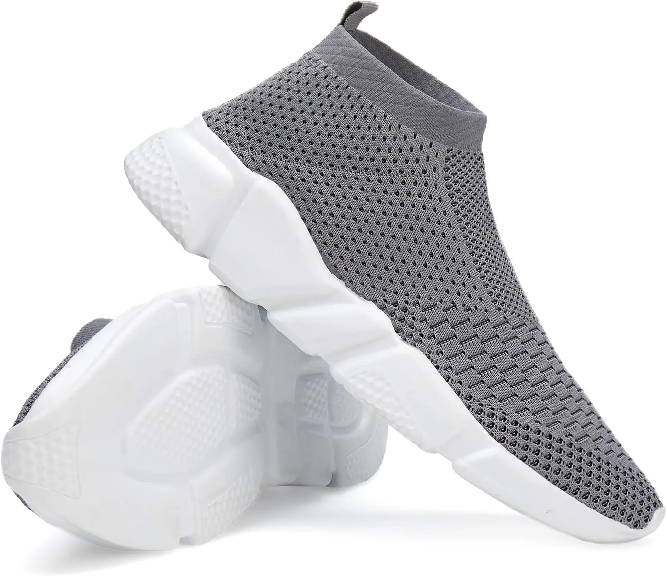 Voiv Womens Walking Shoes Mens Slip-on Sneakers Breathable Lightweight Athletic Running Shoes