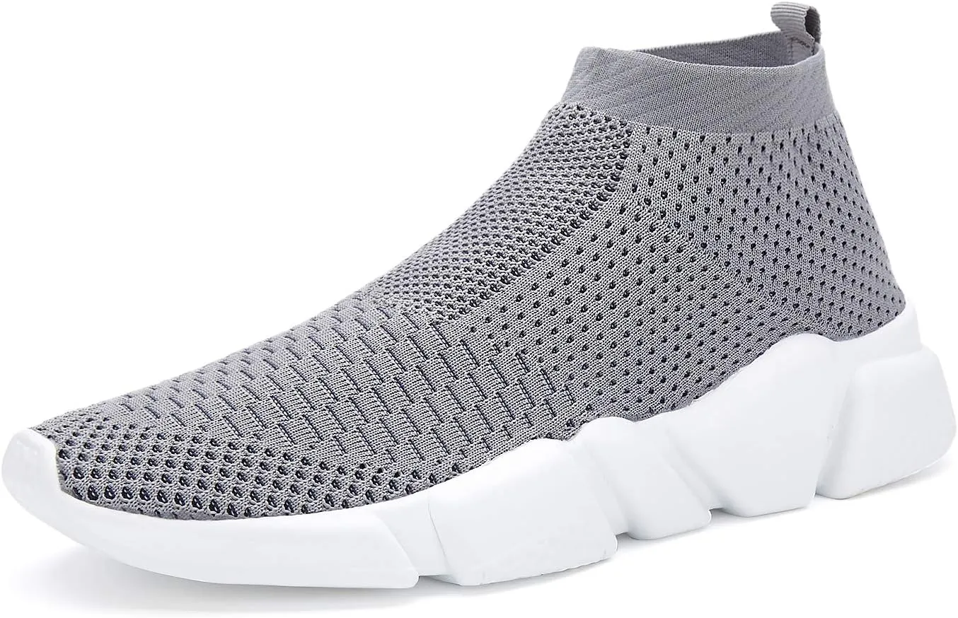 Voiv Womens Walking Shoes Mens Slip-on Sneakers Breathable Lightweight Athletic Running Shoes