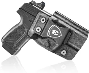 WARRIORLAND Ruger MAX-9 Holster: IWB Kydex Optics Cut - Appendix Carry, Adj. Retention & Cant, Right/Left Hand Optional