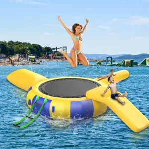 Wate Bouncer/Water Trampoline for Lake,Recreational Floating Bouncer for Lake,Ideal for Bouncing, Jumping, Launching, & Lounging 10ft/3m