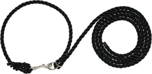Weaver Leather Livestock Adjustable Poly Neck Rope Black, 1/2 x 10'