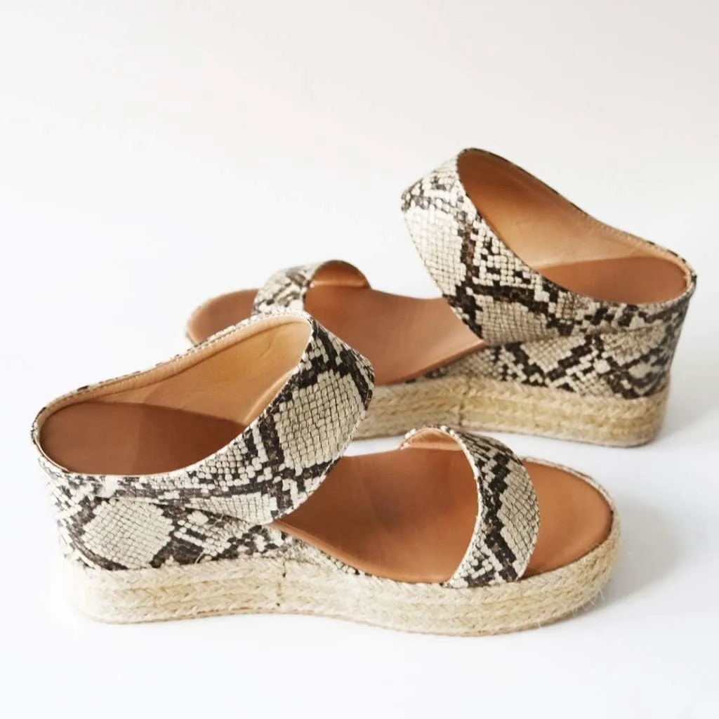 Wedges Toe Slip-On Open Beach Sandals Women Breathable Straw Casual Shoes Women's Wedges