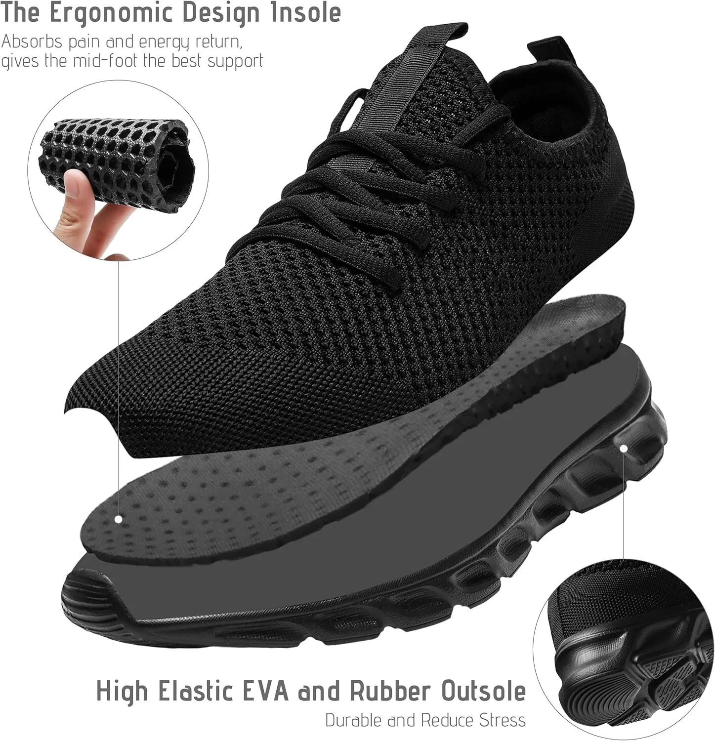 Women & Mens Running Shoes Tennis Walking Sneakers Lightweight Breathable Athletic Gym Workout Shoes