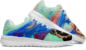 Women Slip On Tennis Shoes Athletic Walking Casual Non-Slip Sneakers Custom Pet Print Shoes
