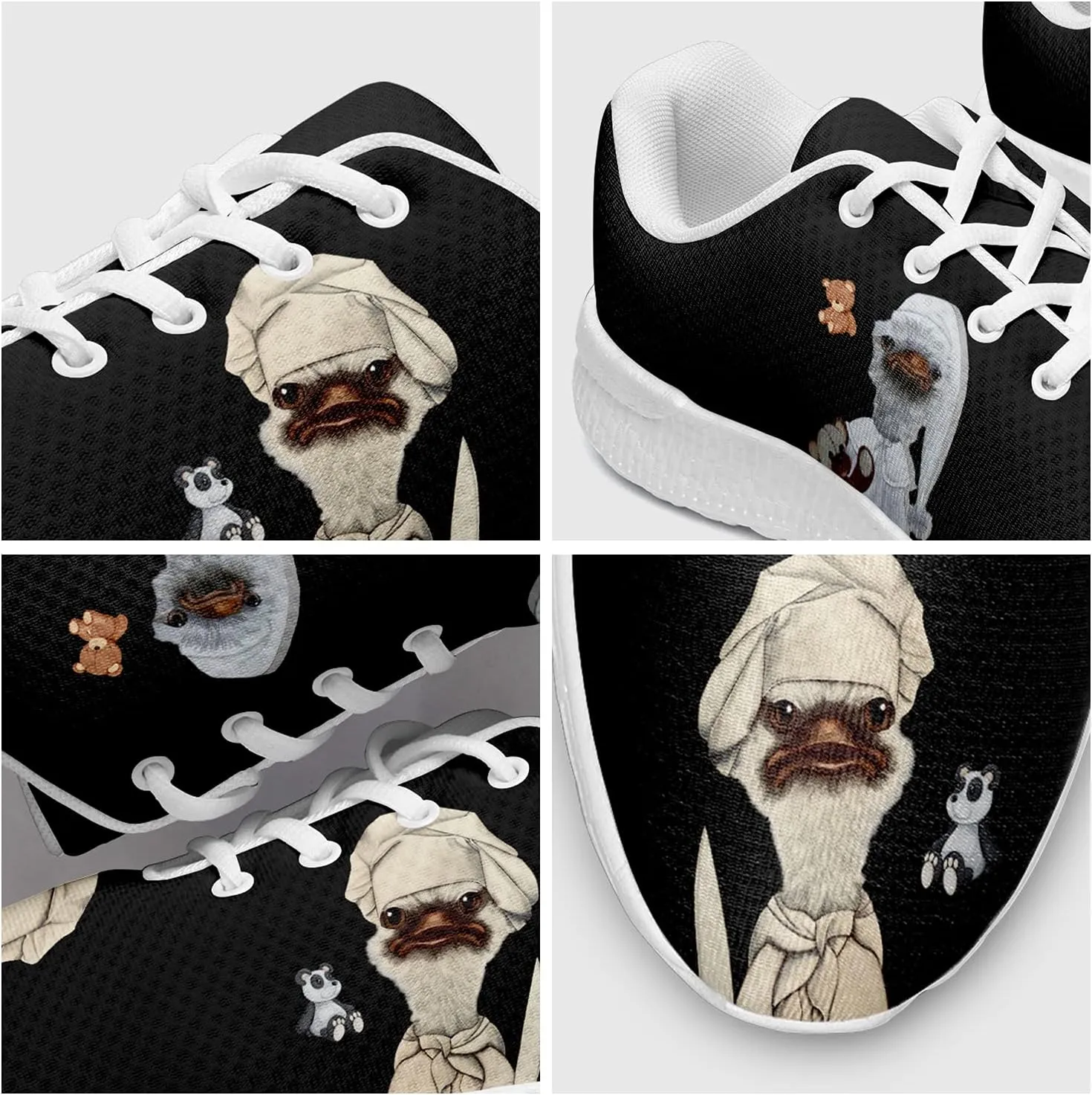Women Slip On Tennis Shoes Athletic Walking Casual Non-Slip Sneakers Custom Pet Print Shoes