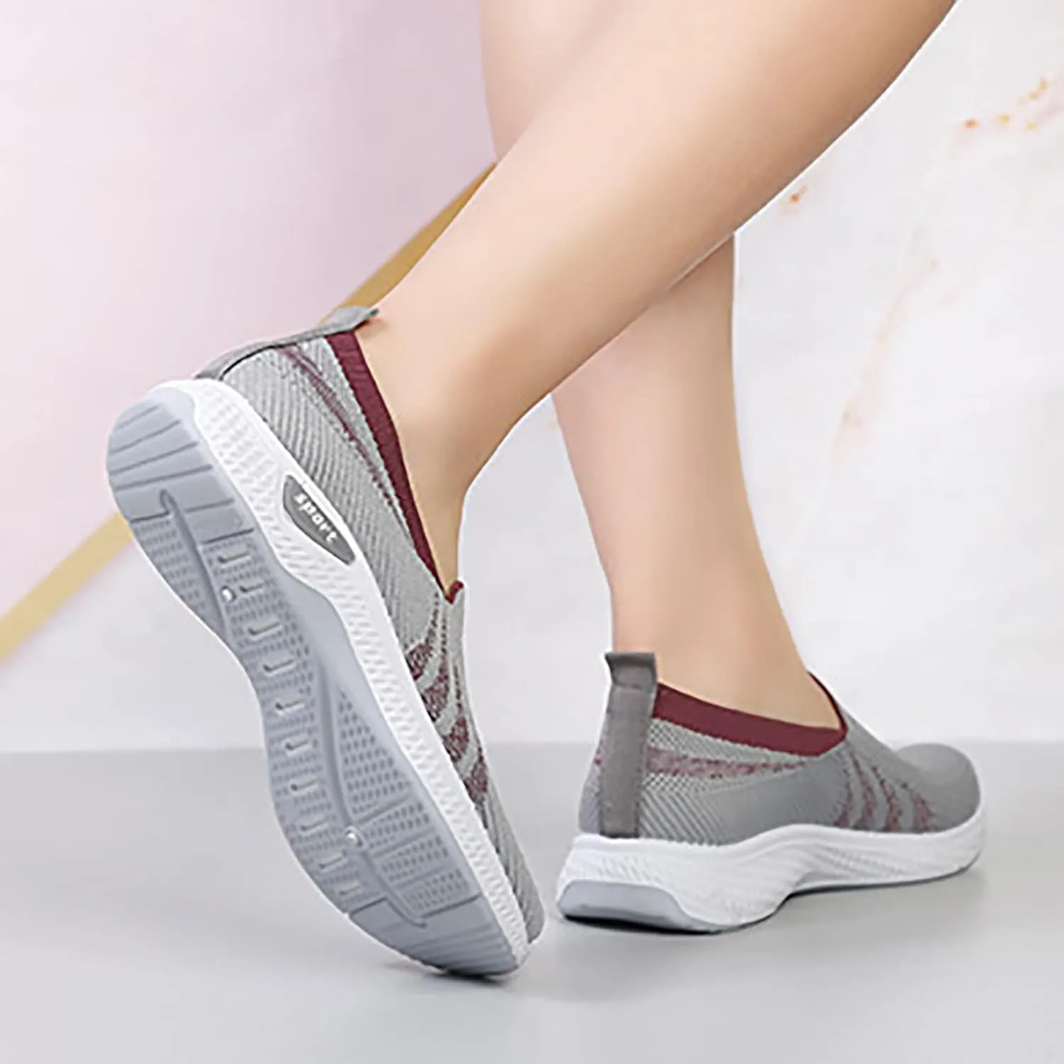 Women's Running Shoes Ultra Lightweight Breathable Walking Shoes Non Slip Athletic Sneakers Mesh Workout Casual Sports Shoes