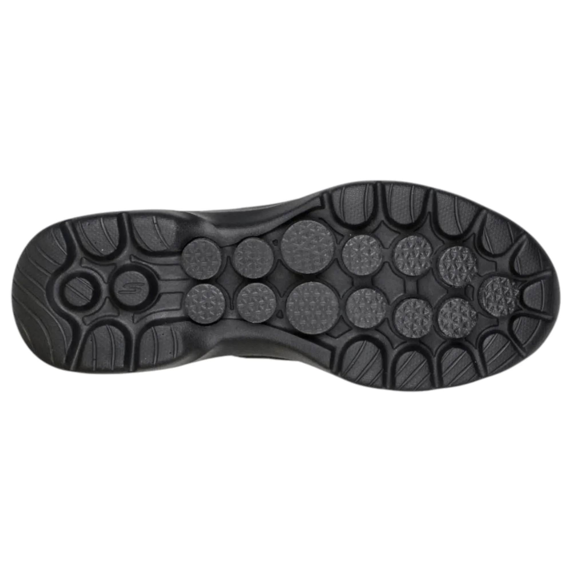 Womens Skechers Go Walk 6 - Ocean Crystal Black/Black Walking Sport Shoes