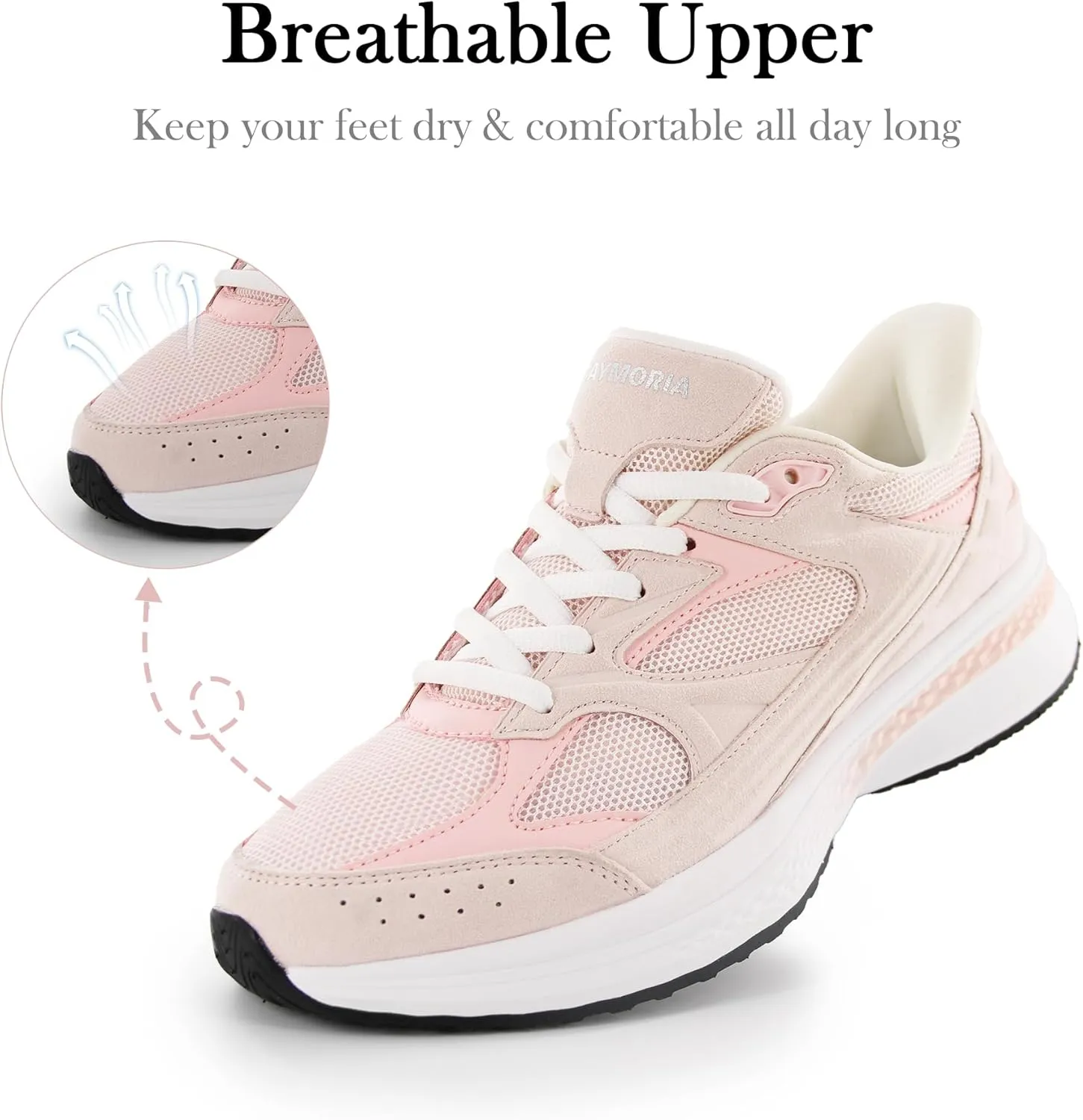 Women’s Slip On Retro Shoes Breathable Mesh Lightweight Tennis Sneakers for Athletic Walking Gym Workout