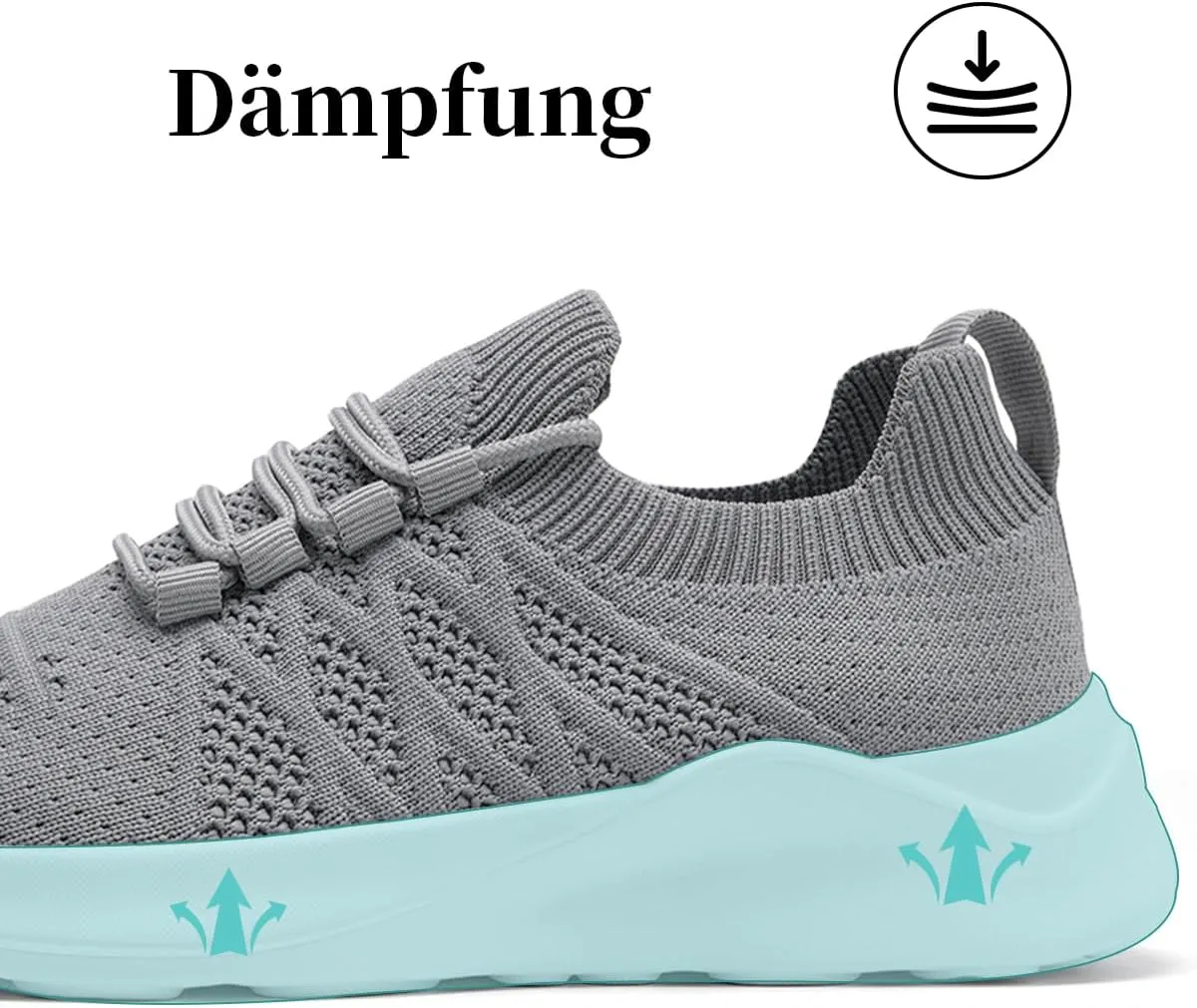 Womens Walking Shoes Tennis Slip On Sneakers Running Sport Workout Gym Shoes Athletic Non Slip Breathable Lightweight Fashion Casual Black US 6 to US 11.5