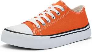 Women's Wide Toe Canvas Tennis Shoes - Casual Fashion Sneakers for Walking & Everyday Wear