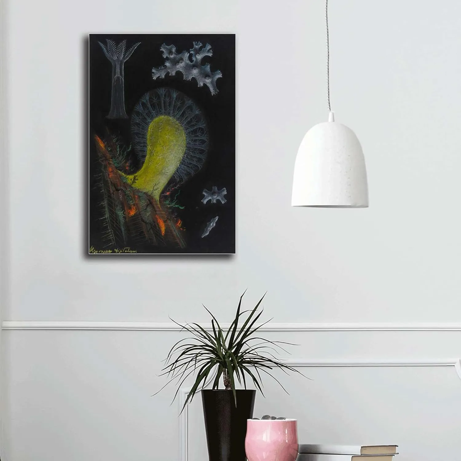 YPEKODRF Oil on Canvas Posters And PrintsPhilip Henry Gosse Dead Man's Fingers (CLiving Room Bedroom Home Decoration 16x24inch